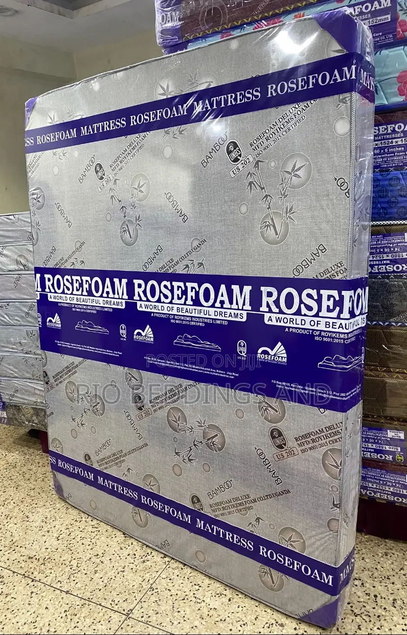 5x6 6 Inches Rose Foam Deluxe Mattress