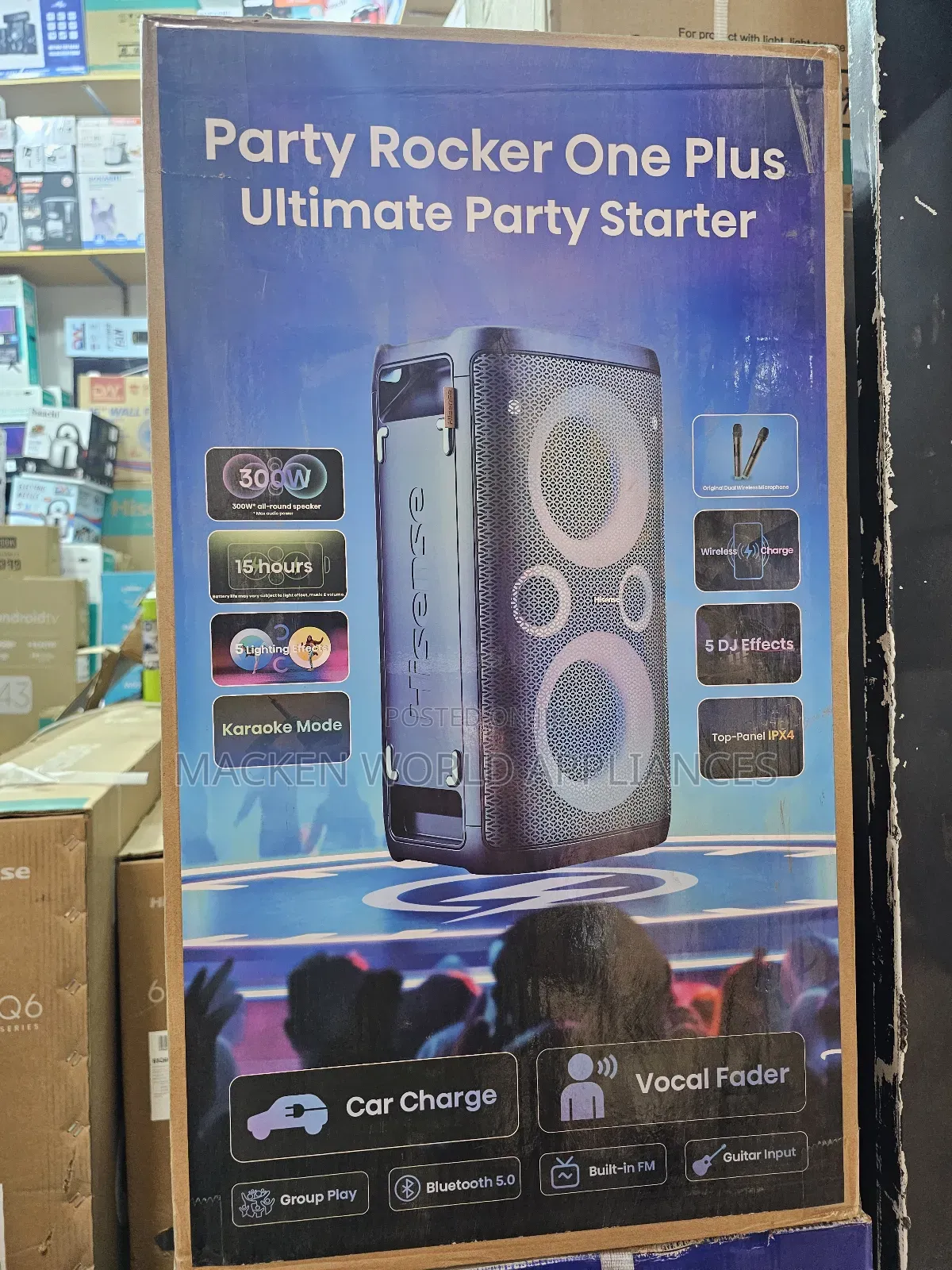 Hisense Party Rocker One Plus Outdoor/Indoor Party Speaker in Central ...
