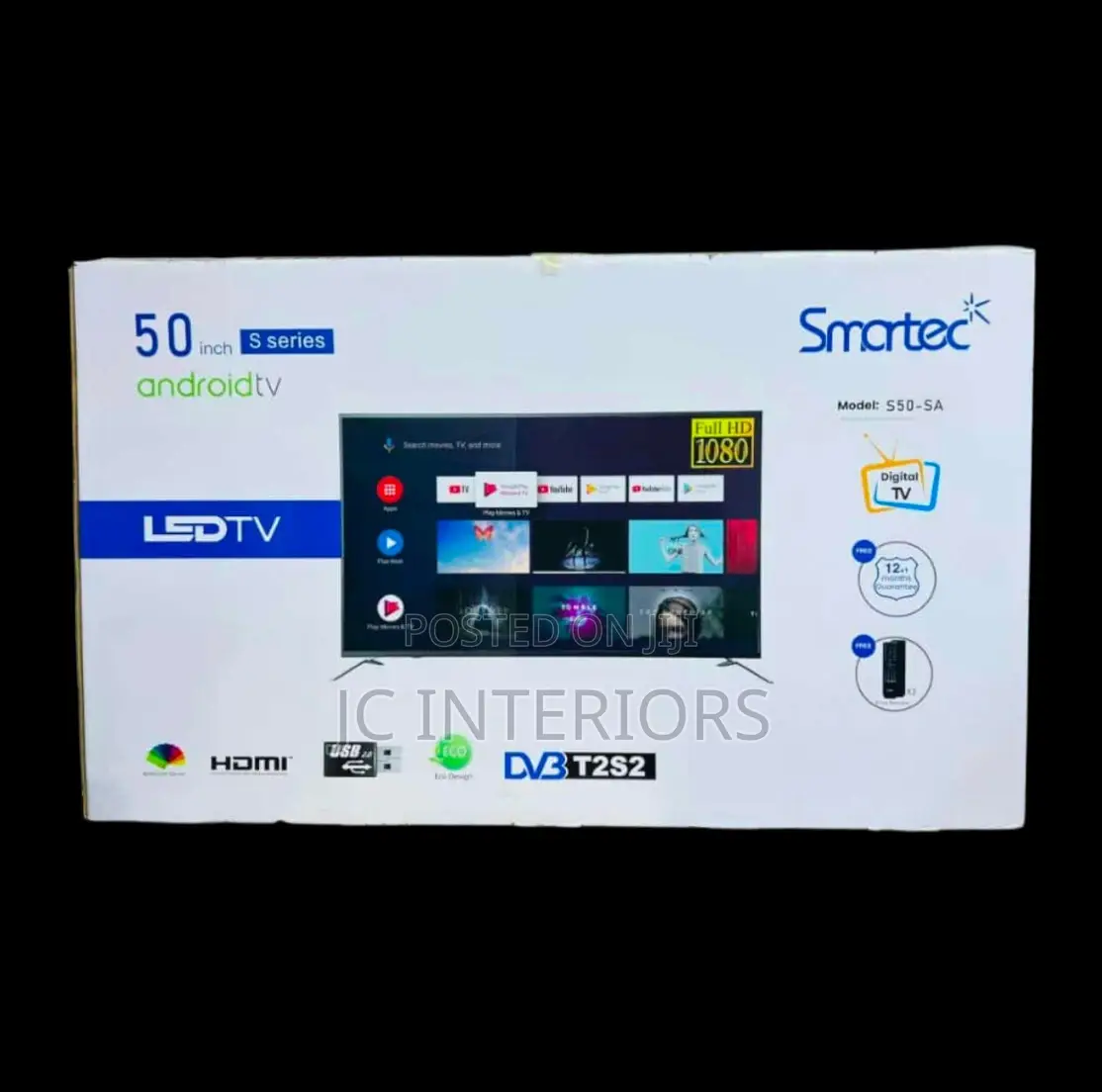 50 Inches 50 Inches Smartec Smart Tv .