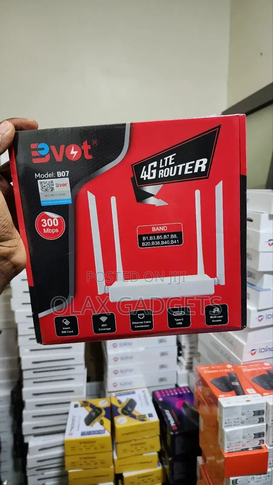 Bvot B07 Unlocked Simcard Router - Lyca, MTN, AIRTEL