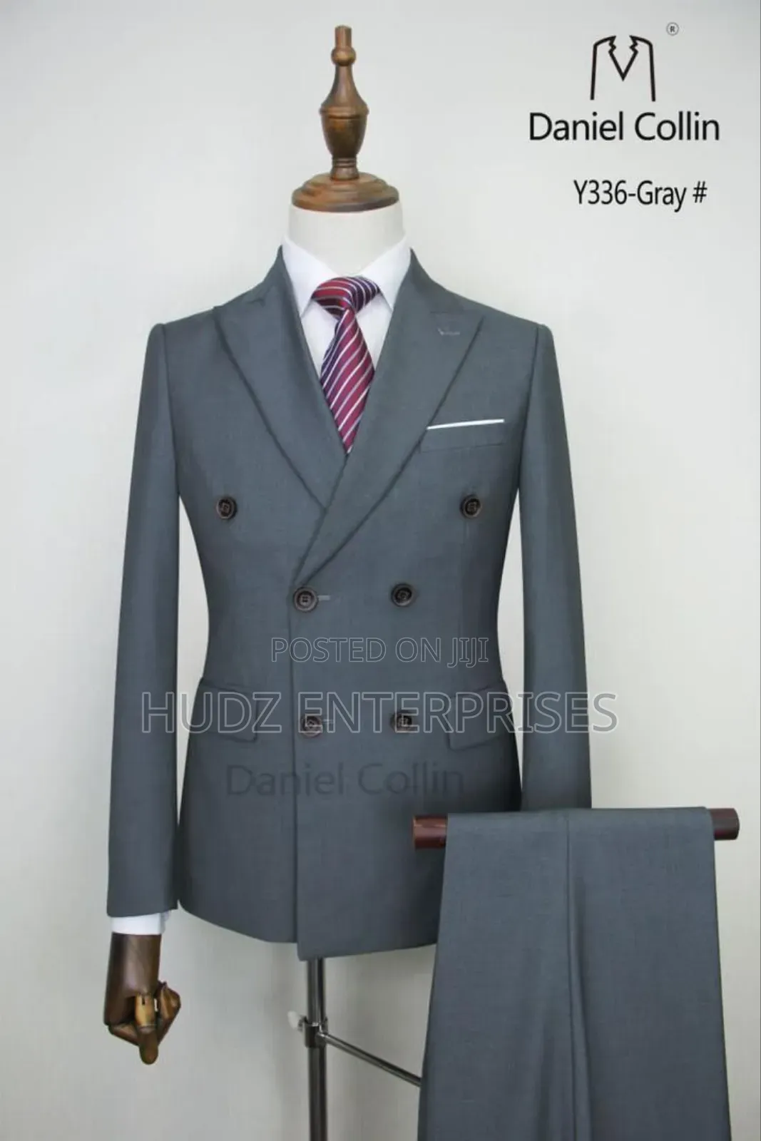 Double Breast Suit Gray 
