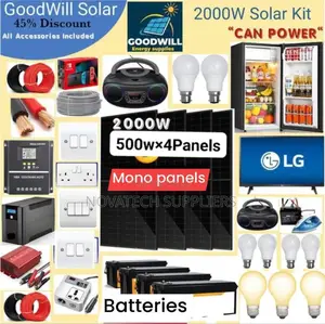2000W Solar Energy Complete System/ Germany Made.