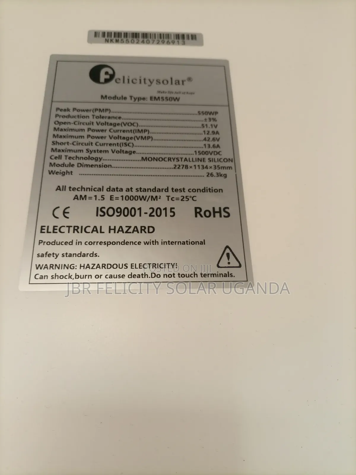 Solar Panels 550w