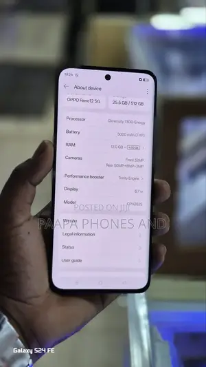 Oppo Reno 12 5G 512 GB Black
