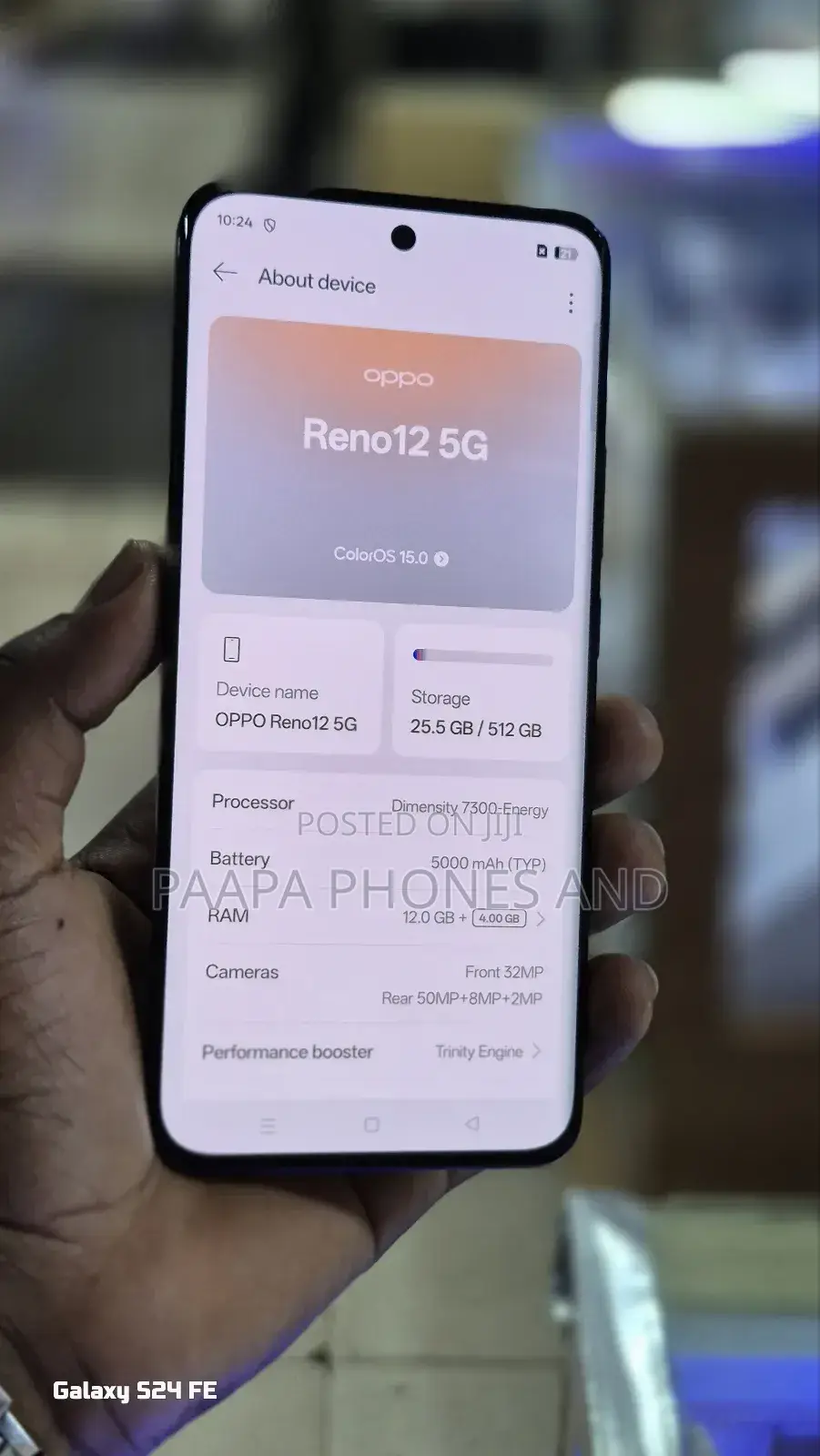 Oppo Reno 12 5G 512 GB Black