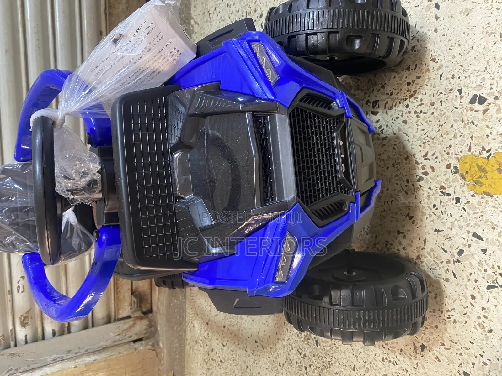 Blue Electric Toy With Music