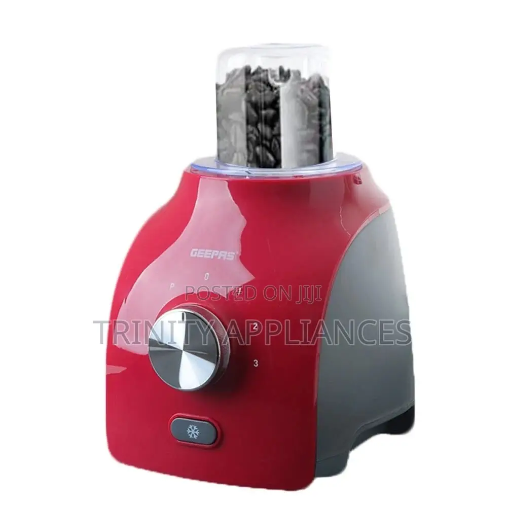Geepas 2 in 1 Blender, Ice Crusher, Chopper, Coffee Grinder