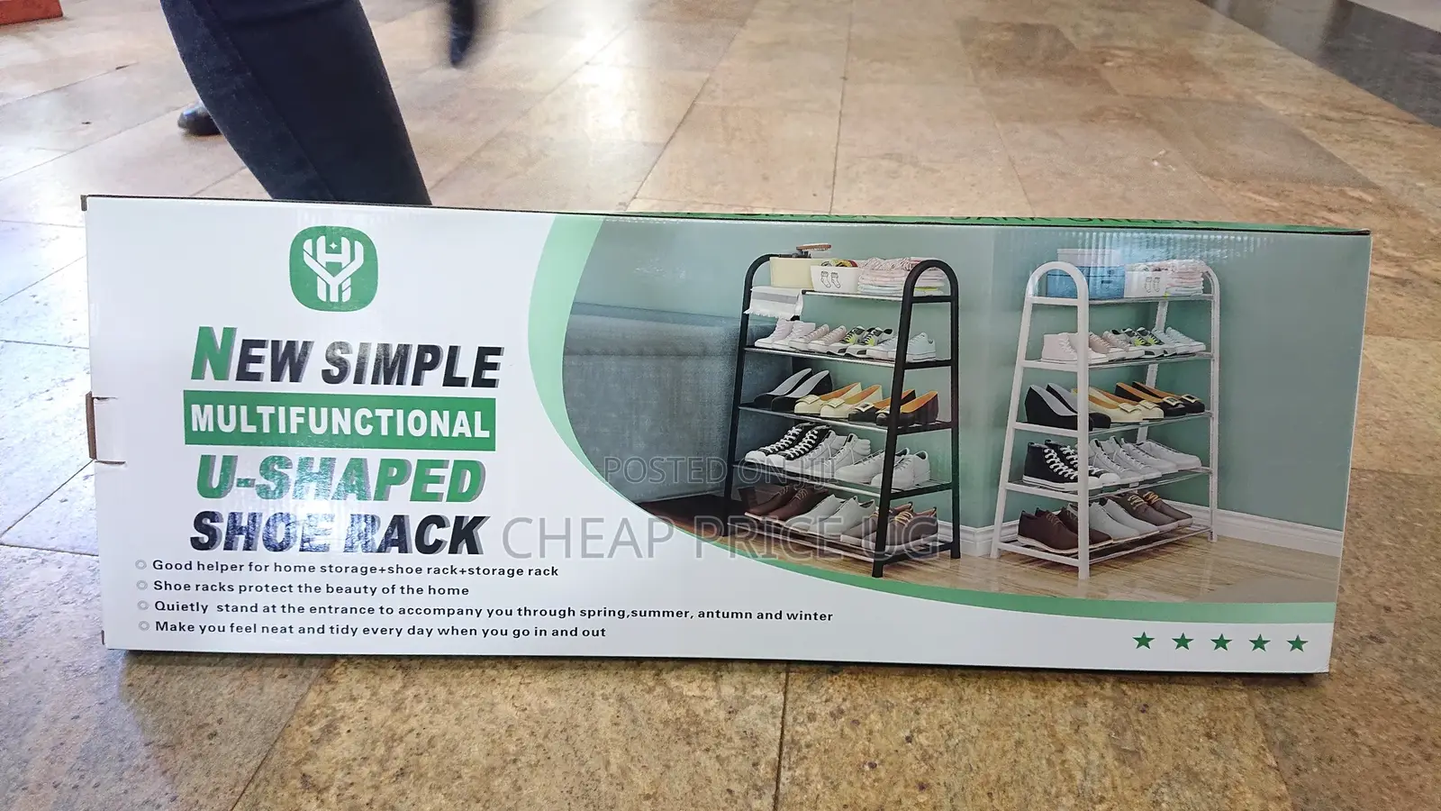 New Simple Multifunctional U Shaped Shoe Rack