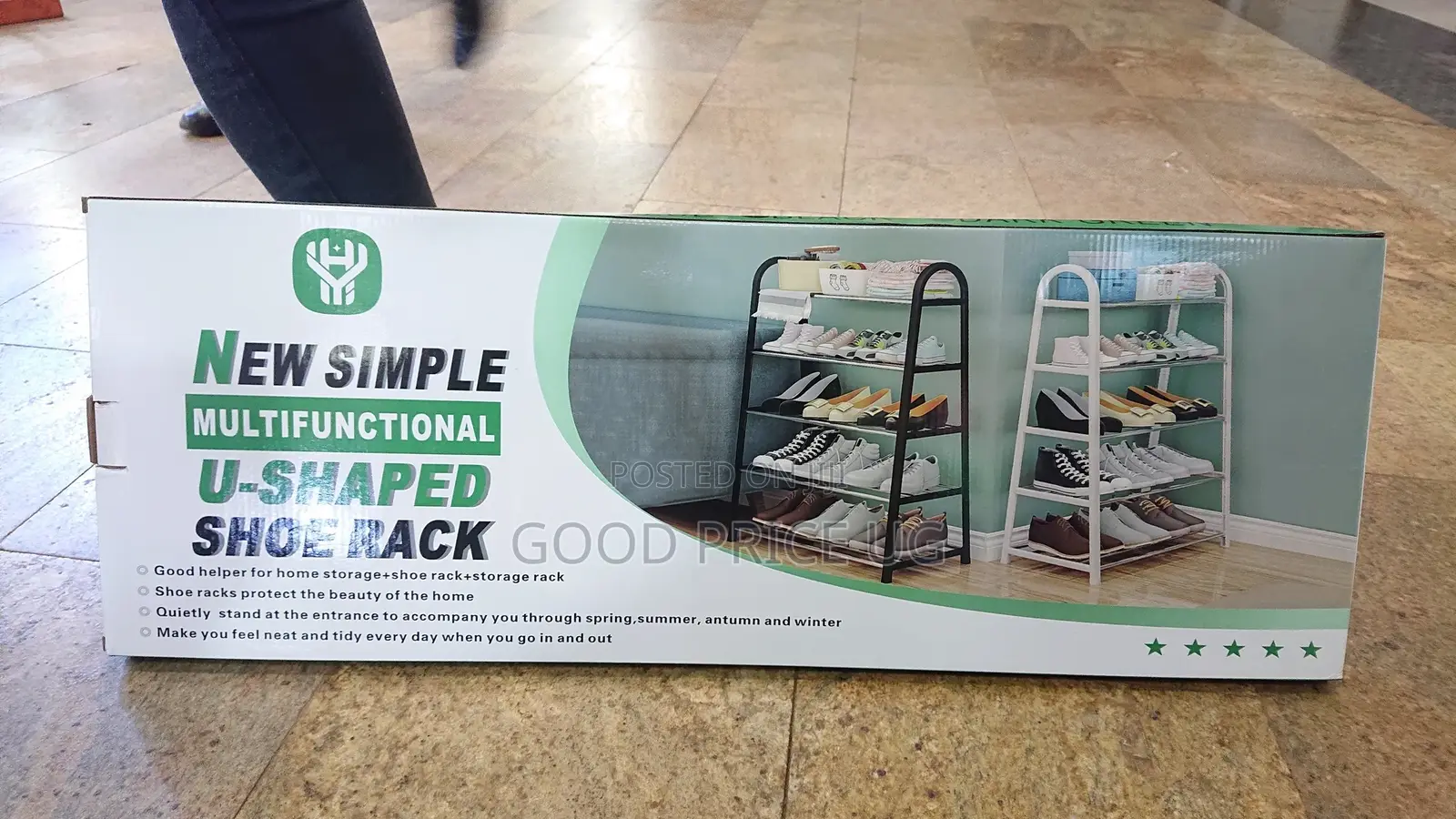 New Simple Multifunctional U Shaped Shoe Rack