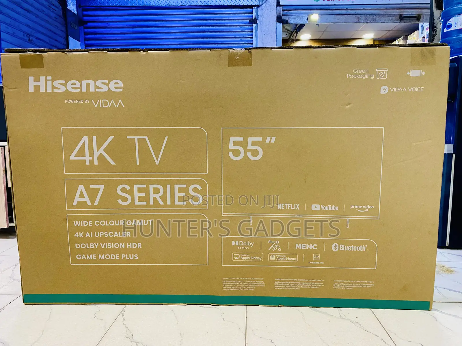 Hisense 55 Inch Brand New Open Box A7 Series Smart Uhd 