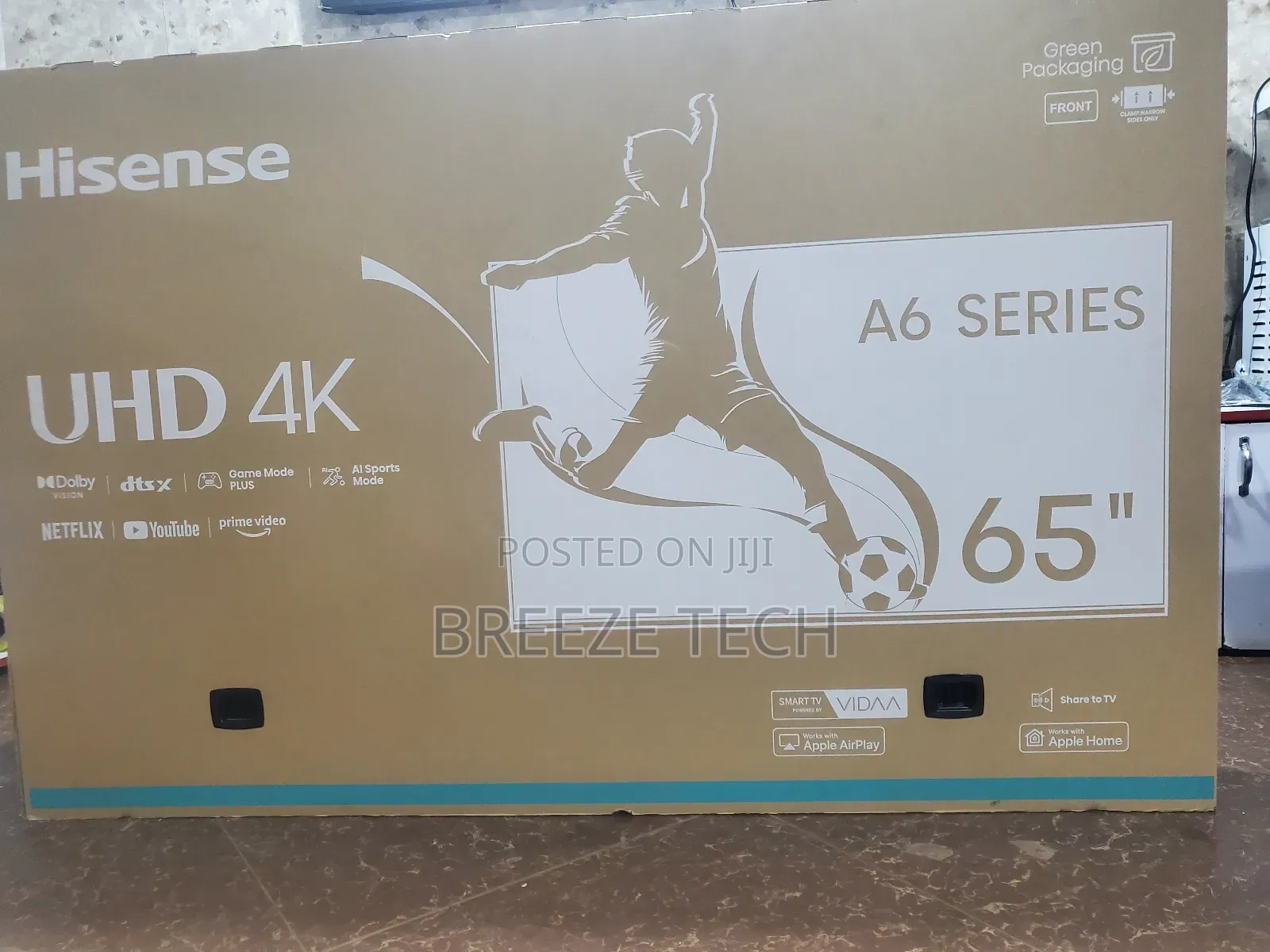 65"Inch Smart Tv Hisense Uhd
