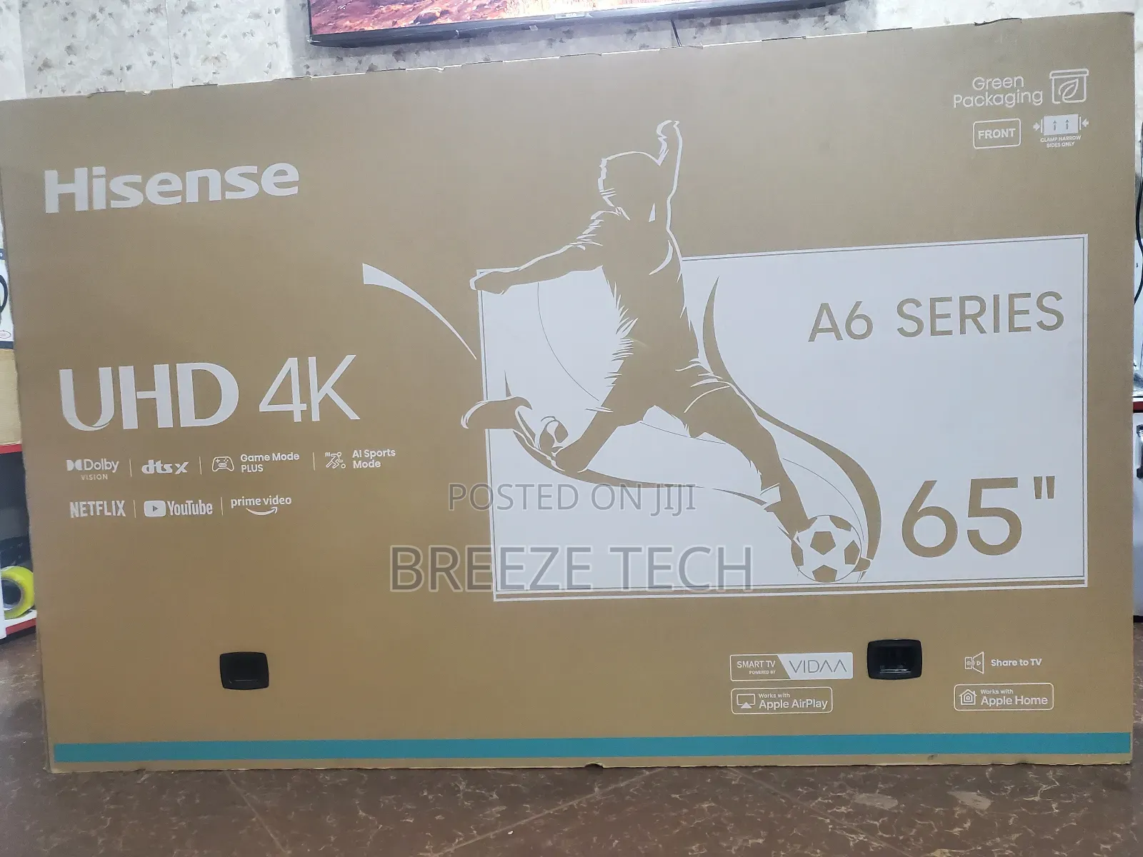 65"Inch Smart Tv Hisense Uhd