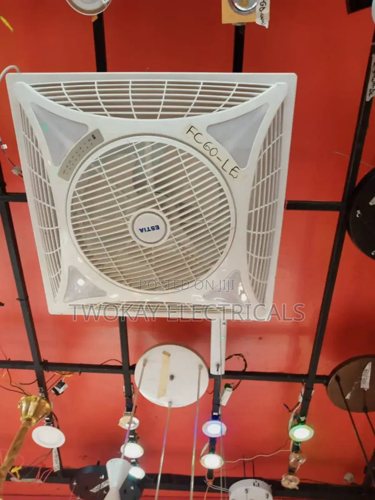 600x600 Estia Ceiling Fan