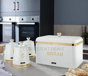 Bread Bin and Canister Set