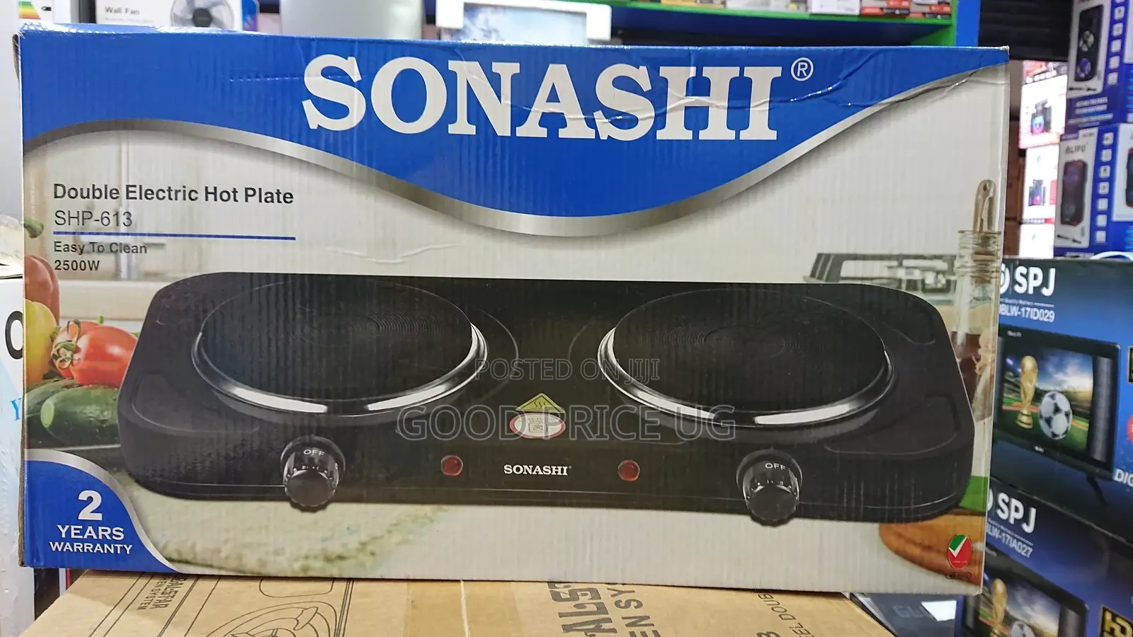 Sonashi Double Electric Hotplate SHP-613