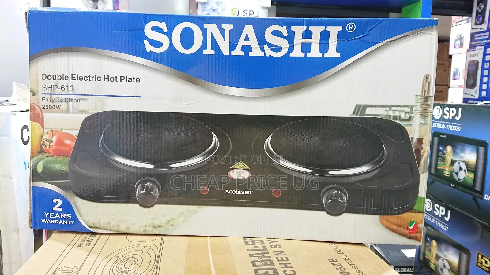 Sonashi Double Electric Hotplate SHP-613