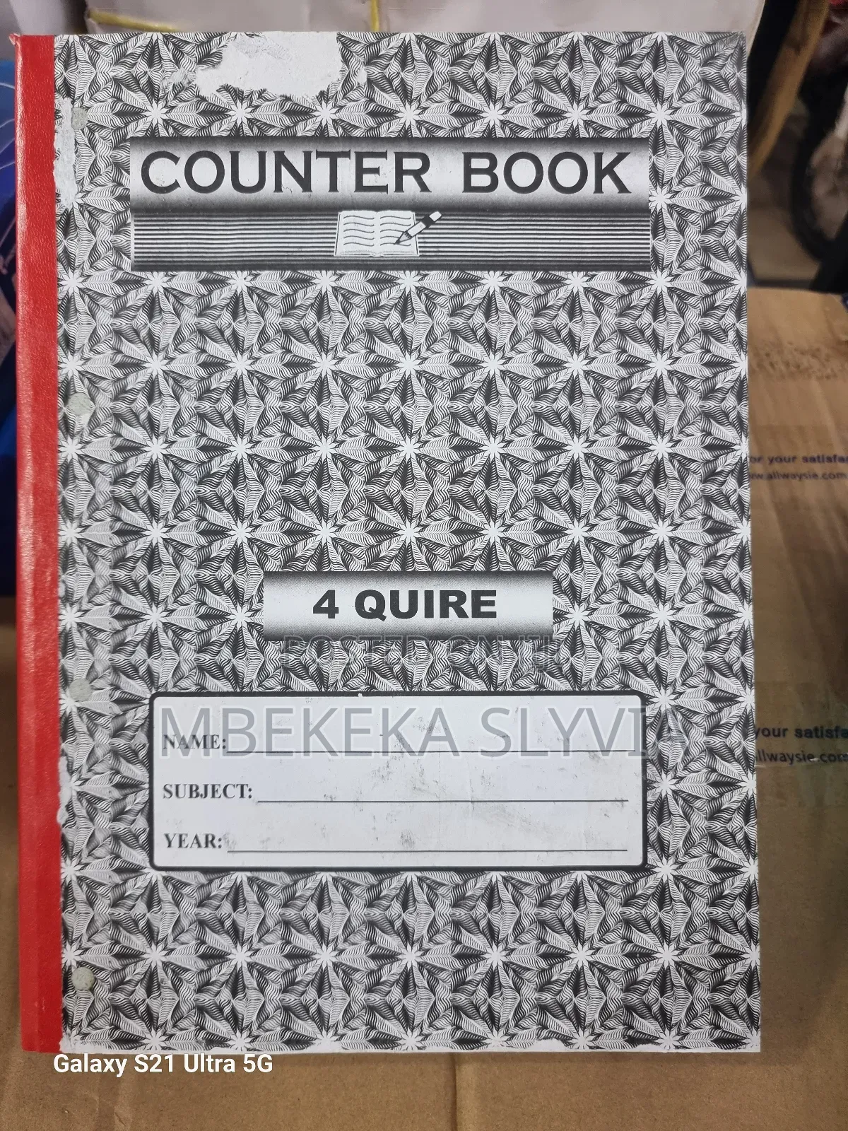Black Books Counter Books Stationary 1 Dozen 4 Quire