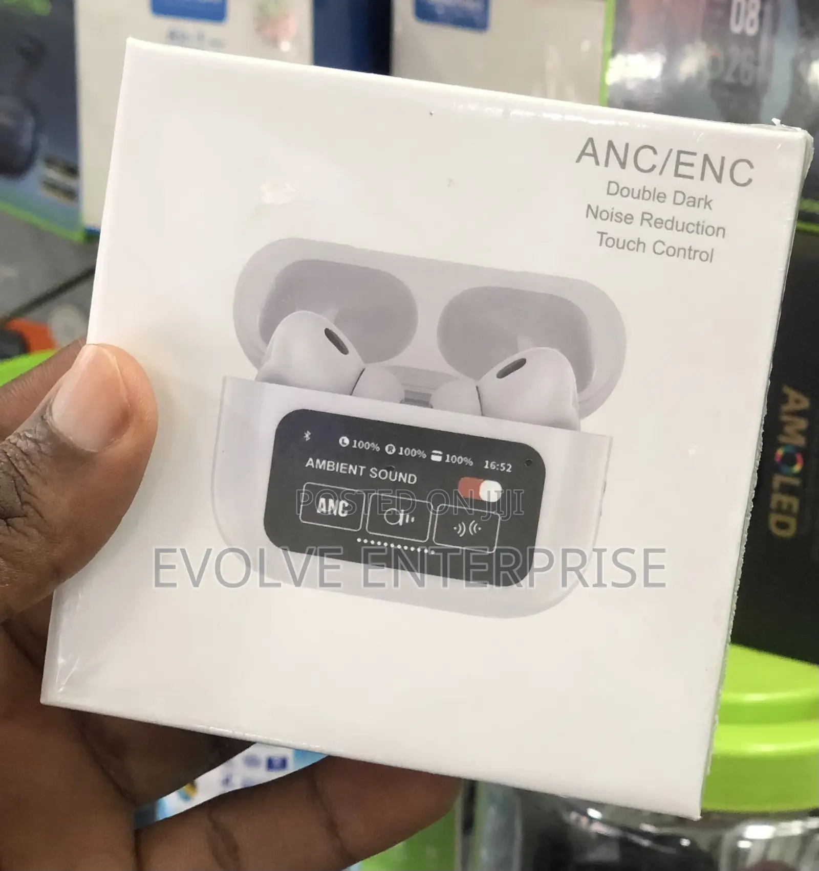 ANC / ENC Double Dark Airpods