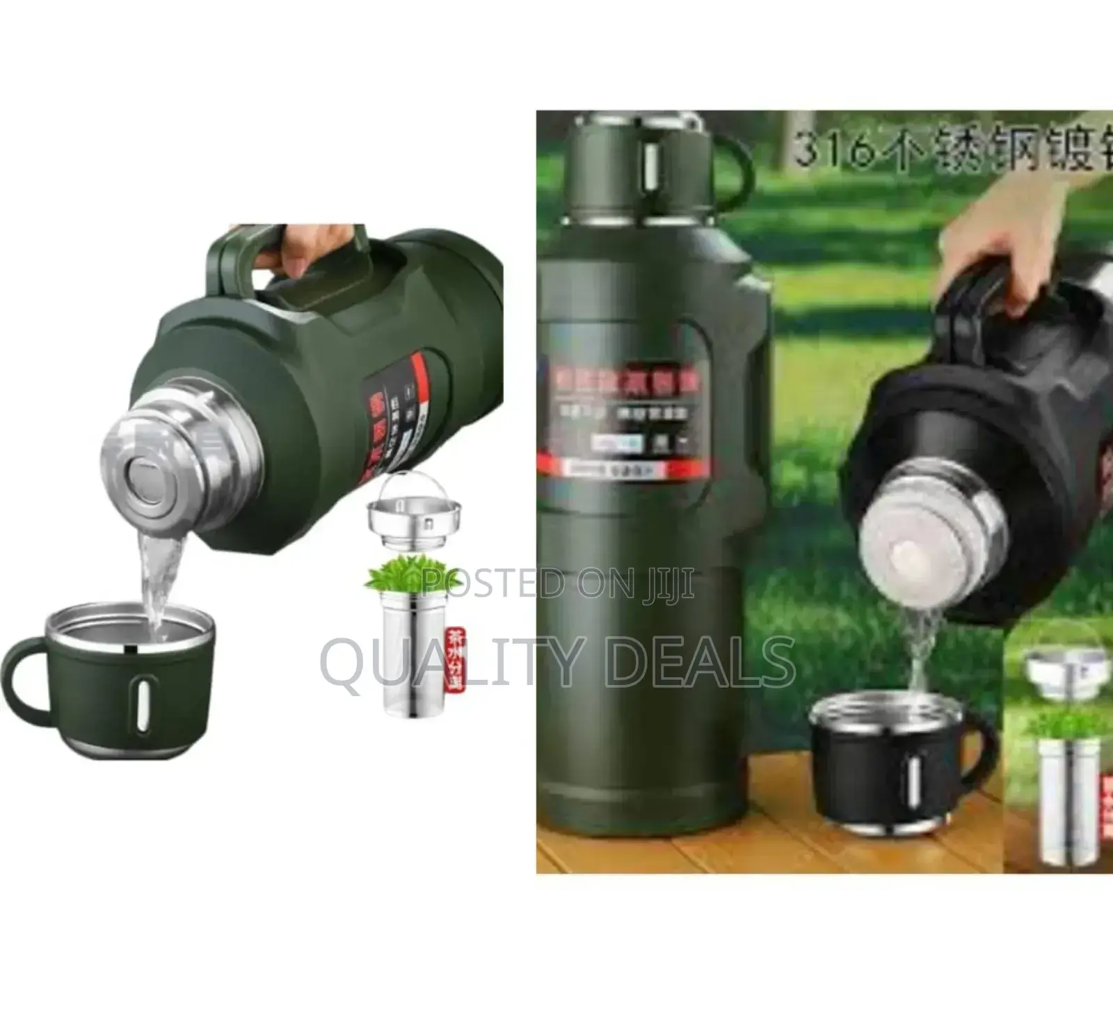 5L Stainless Steel Thermos Bottle Travel Vacuum Flask
