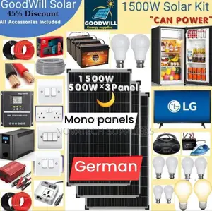 1500W Solar System Full Kit/ Germany Solar