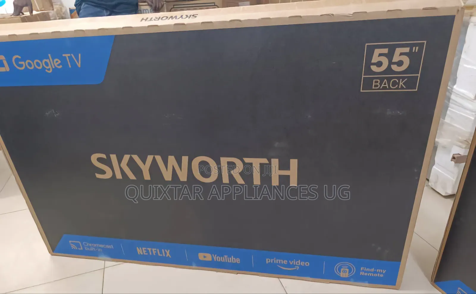 55" Skyworth UHD Smart Andriod Tv With Free Air Channels