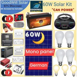 60W Solar System Full Kit