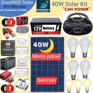 40W Solar Energy System Full Kit