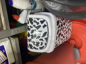 Animal Print Dust Bin