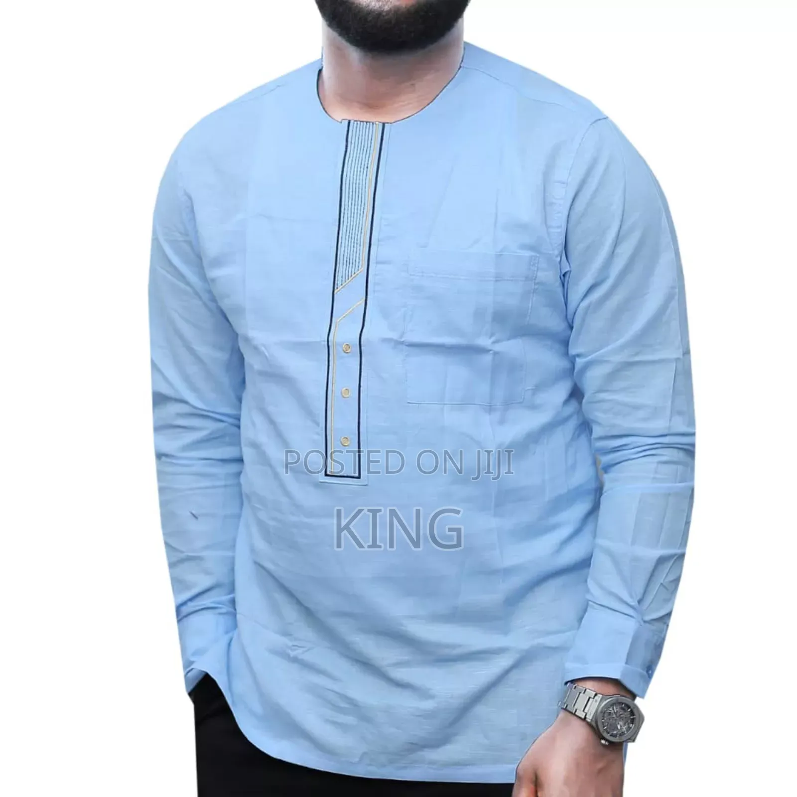 Great African Choice Kitengi Shirt. Linen