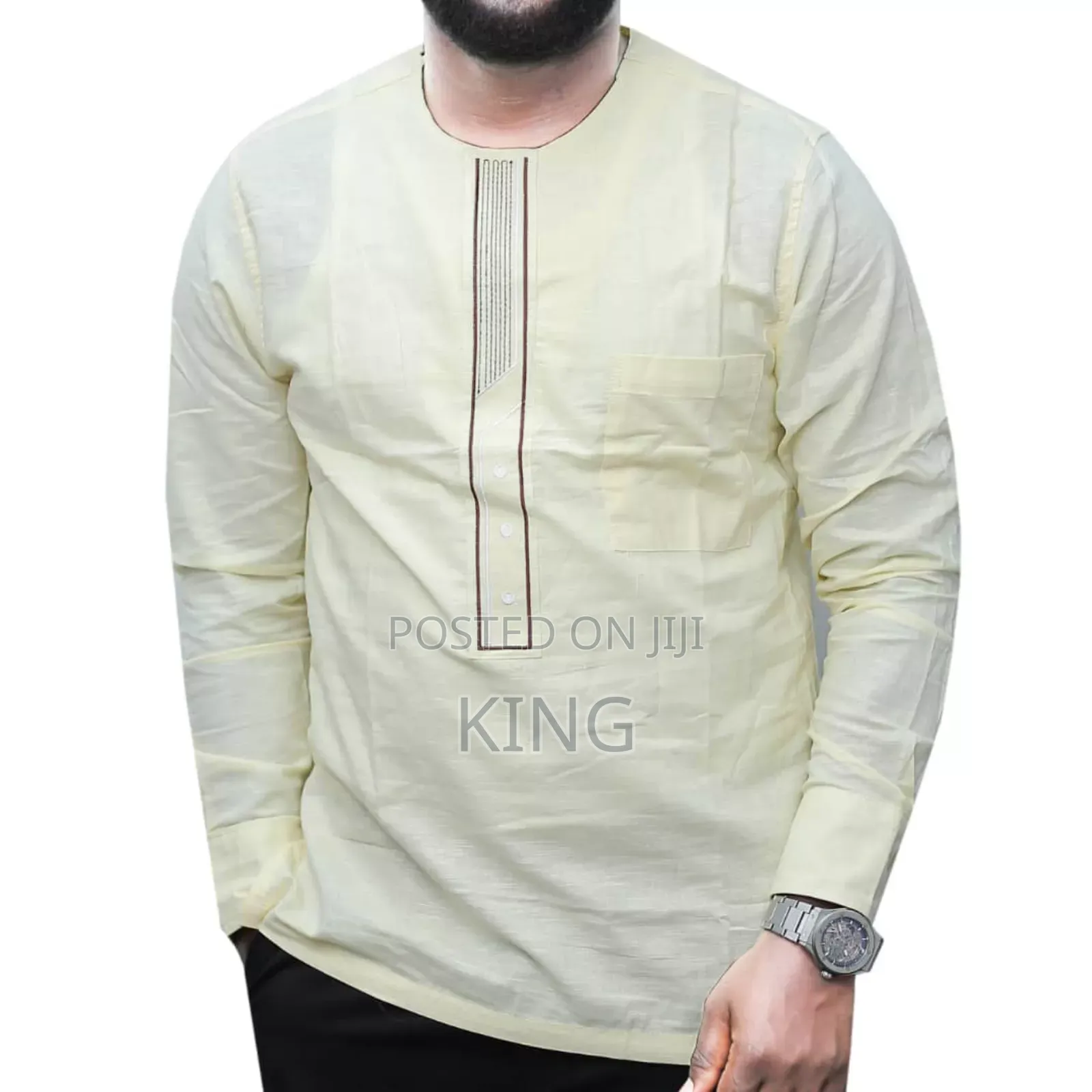 Epic Kaftan Men's African Kitengi Shirt