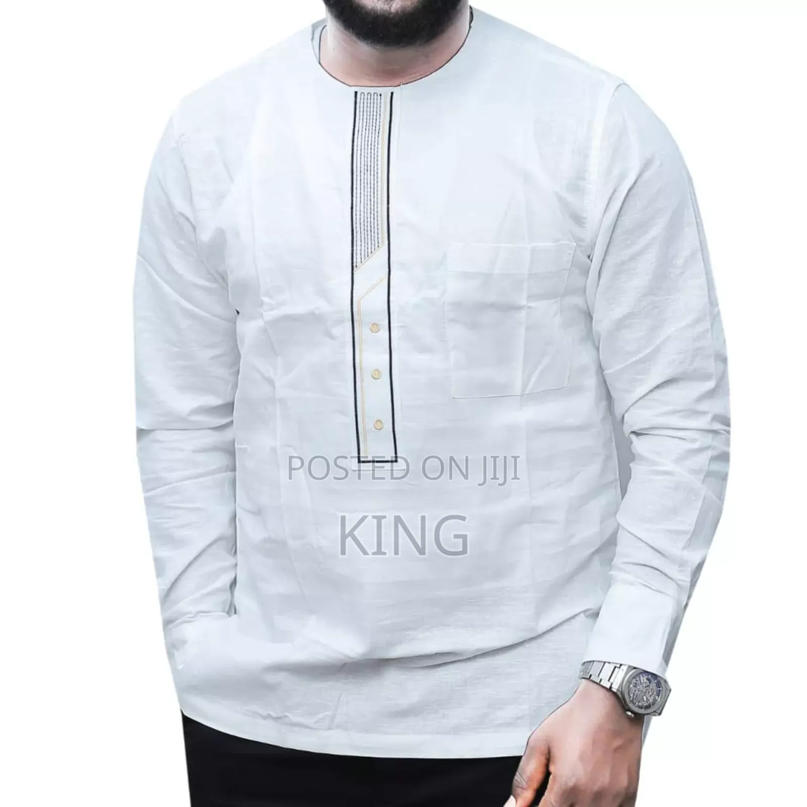 Consent Kaftan Men's African Kitengi Shirt