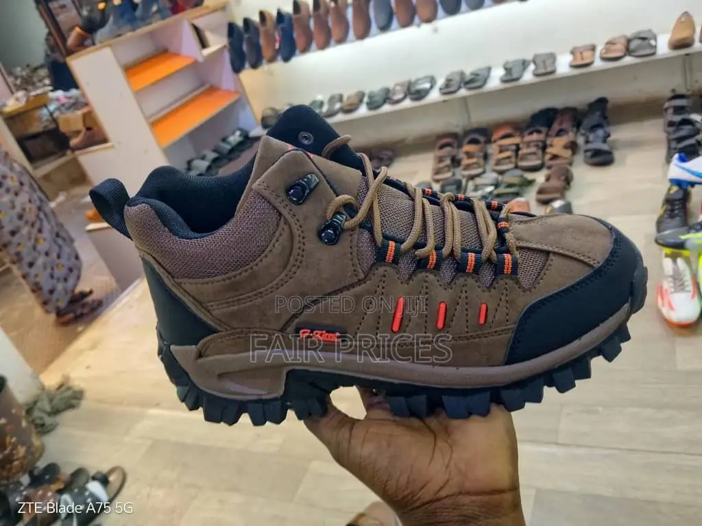 Hiking Sky-View Boot Shoes( Grey,Brown and Green)