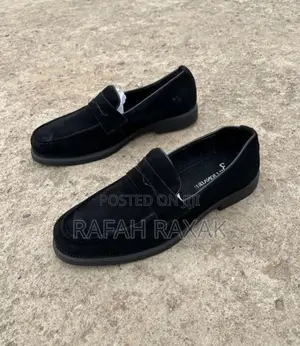 Black Billionaire Smart Casual Suede Loafers