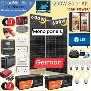 1200W Solar System Full Kit / Original Solar.