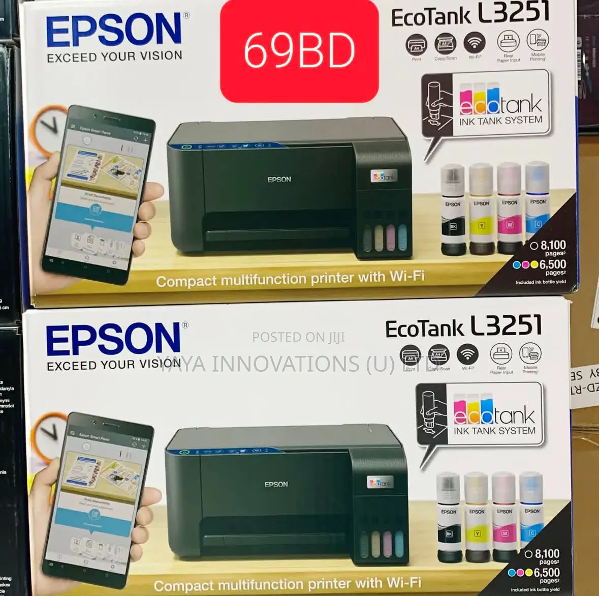 Epson L3250 Printer - Exceed Ur Vision