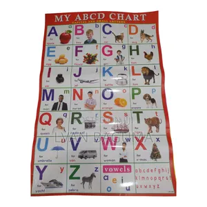 Alphabet Chart for Kids - Polythene Waterproof Chart