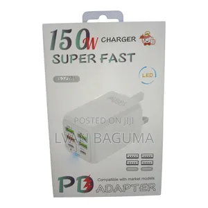 150 Watts Super Fast Charging Adapter - 6 Ports in 1