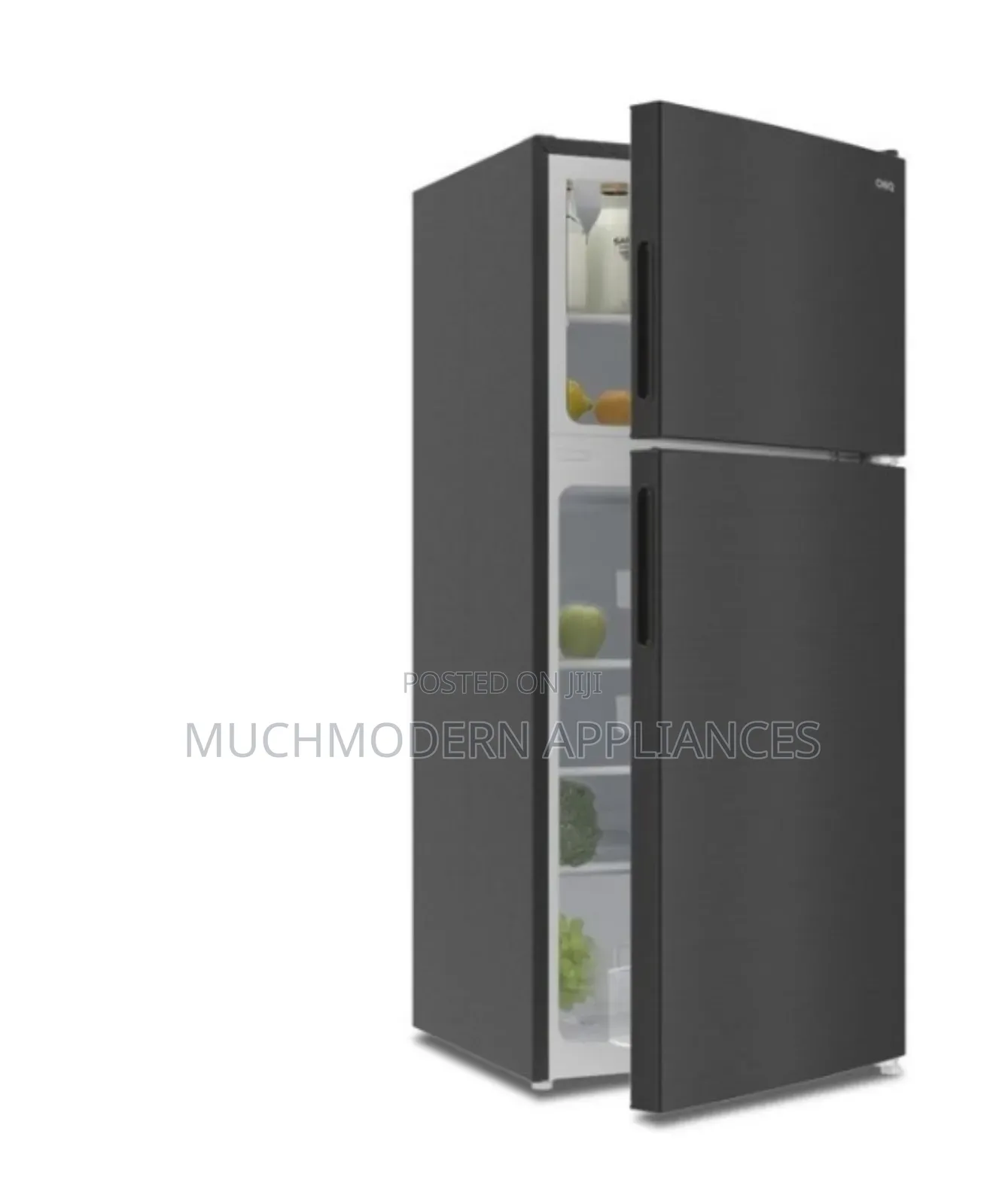 Chiq 220 Liter 2-Door Top Freezer Refrigerator, CTM220DBIK3