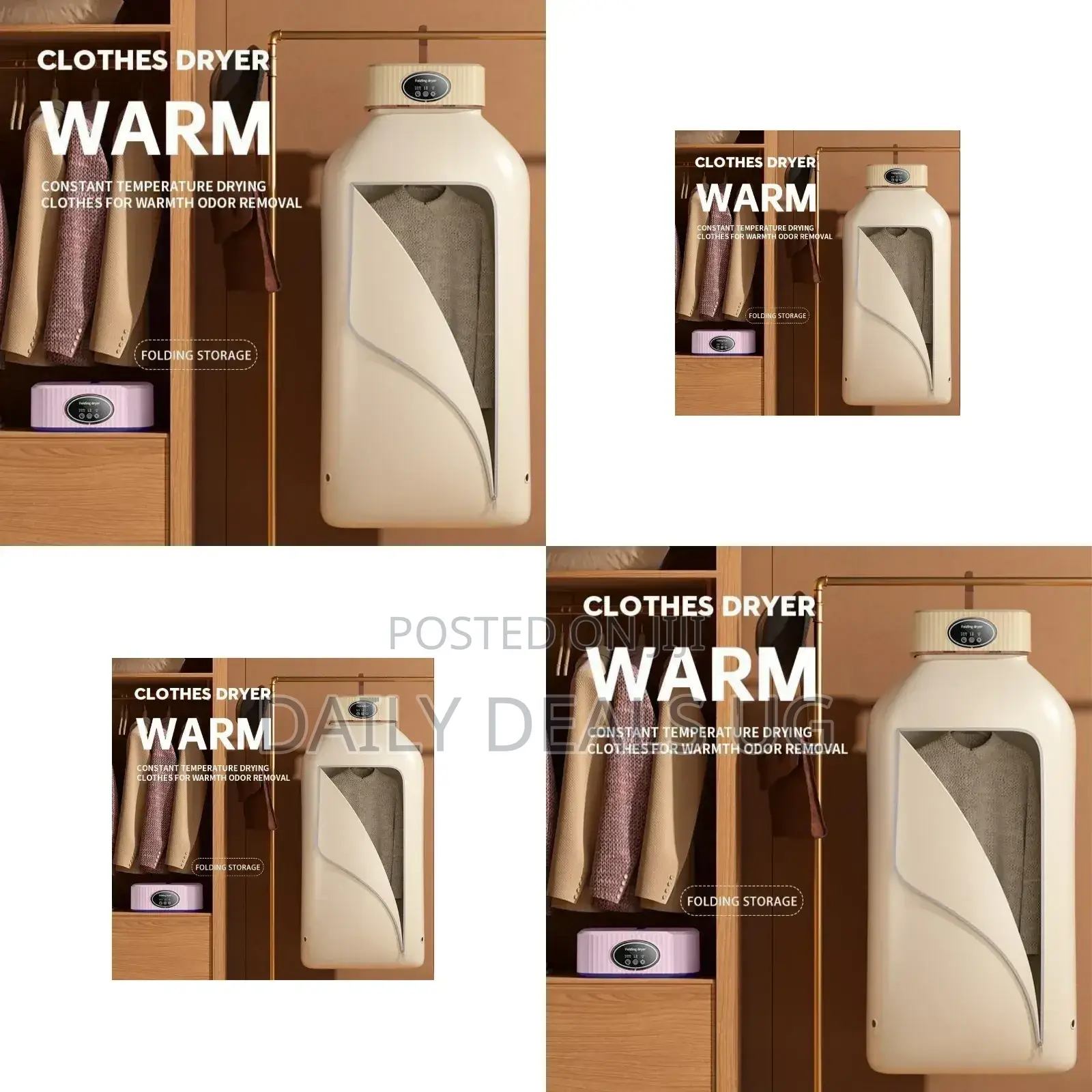 Foldable Clothes Dry Warmer