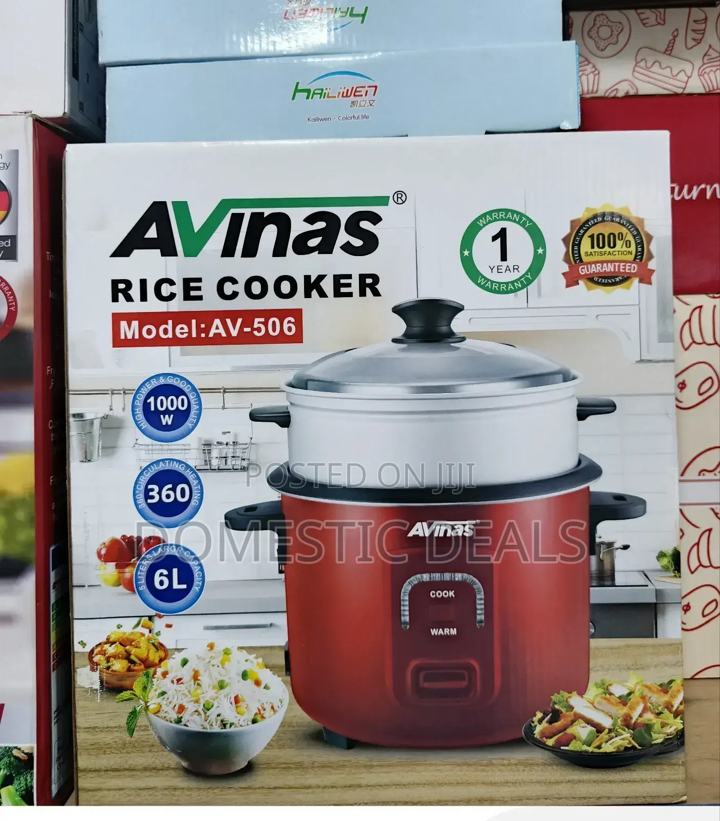 Avinas 6 Litres Electric Rice Cooker