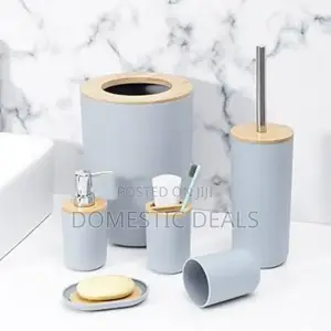 6 Pieces Sanitary Bathroom Accessories