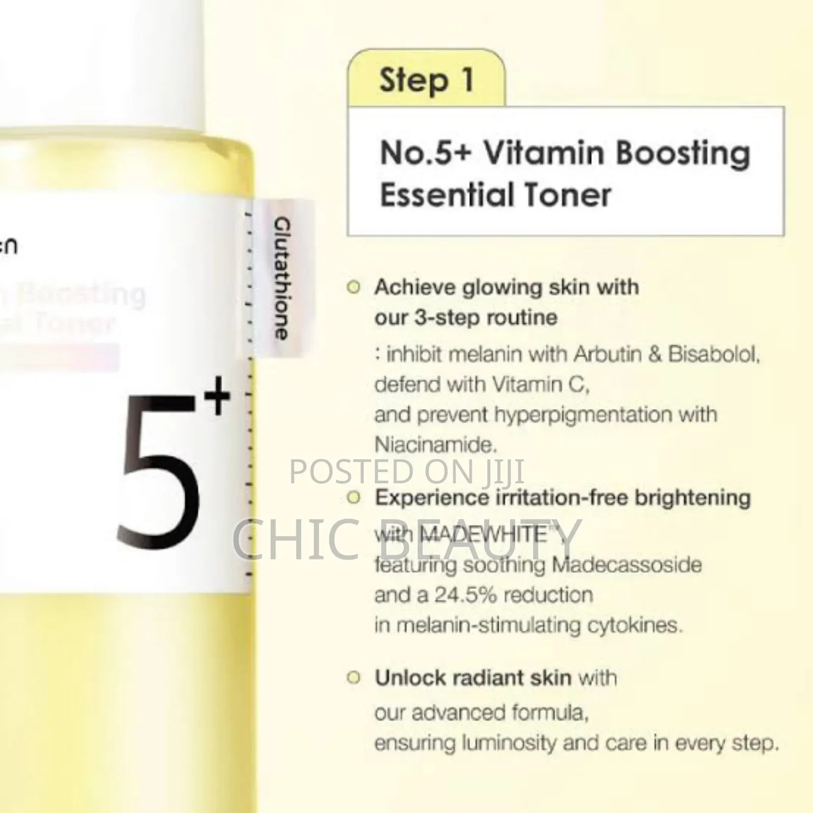 Numbuzin No.5 Vitamin Boosting Essential Toner 200ml