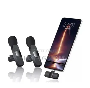 Dual Wireless Microphone Plug, Play, Bluetooth Collar Mic
