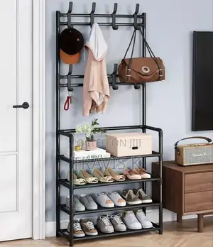 Multifunctional Shoe and Hat Rack
