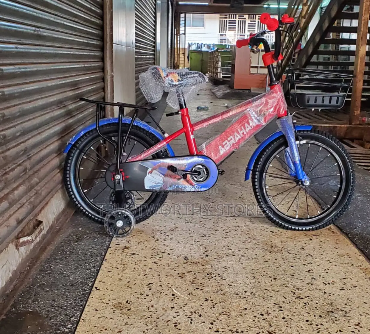 Classic Girls Bicycle With a Carrier