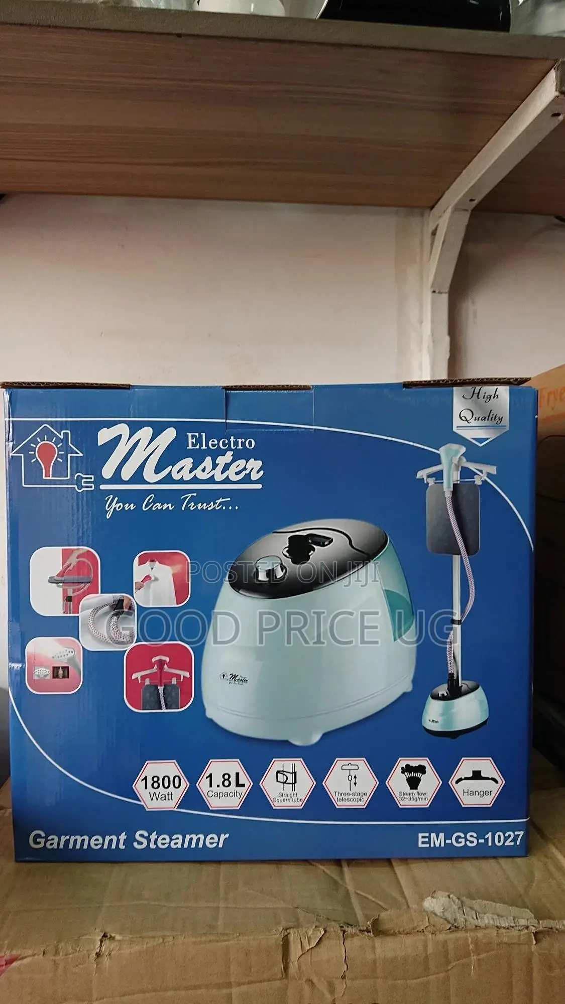 Electro Master 1.8L Garment Steamer