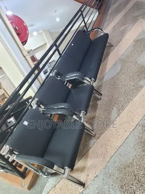 Executive Waiting Leather Chair Waiting Chair 5 Seater