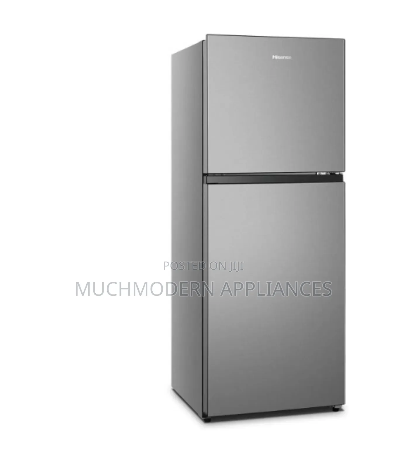 Hisense 266L 2-Door Top Freezer,Frost Free,Silver,RT266N4DGN