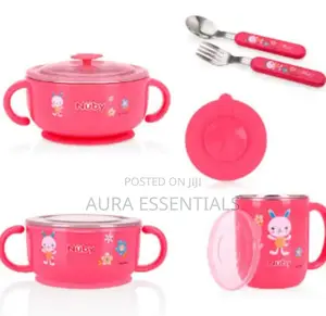 Nuby Stainless Steel Feeding Set