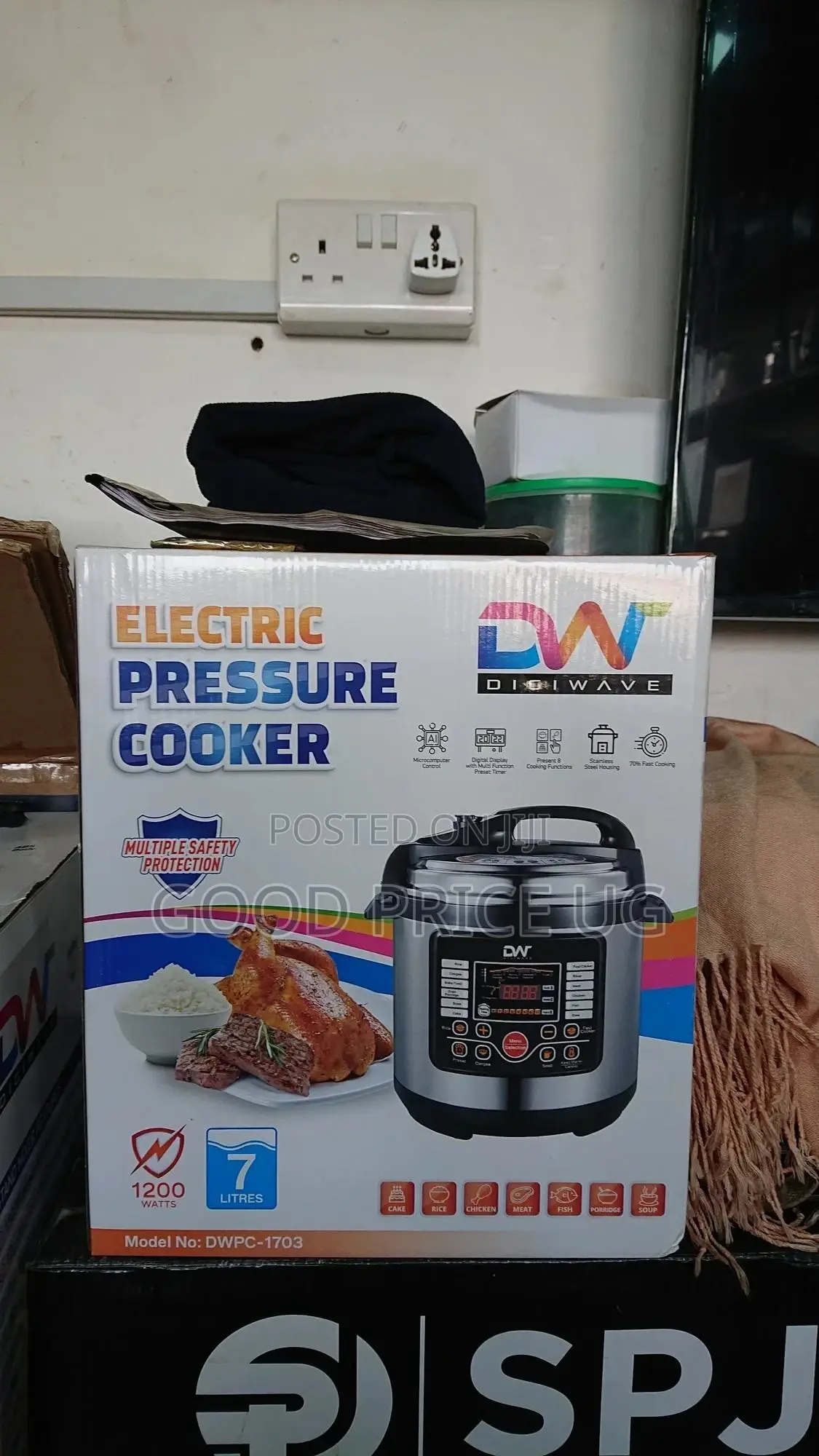 7L DW Electric Pressure Cooker / 8 Cooking Functions